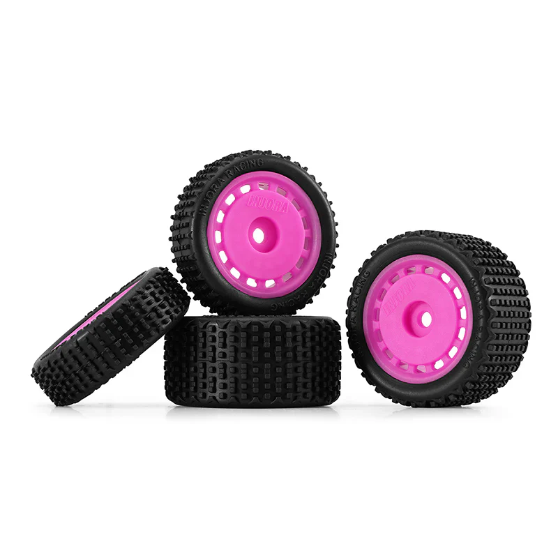 INJORA Pre-mounted Pin Buggy Tires & Wheels for 1/24 Losi Micro-B - Image 17