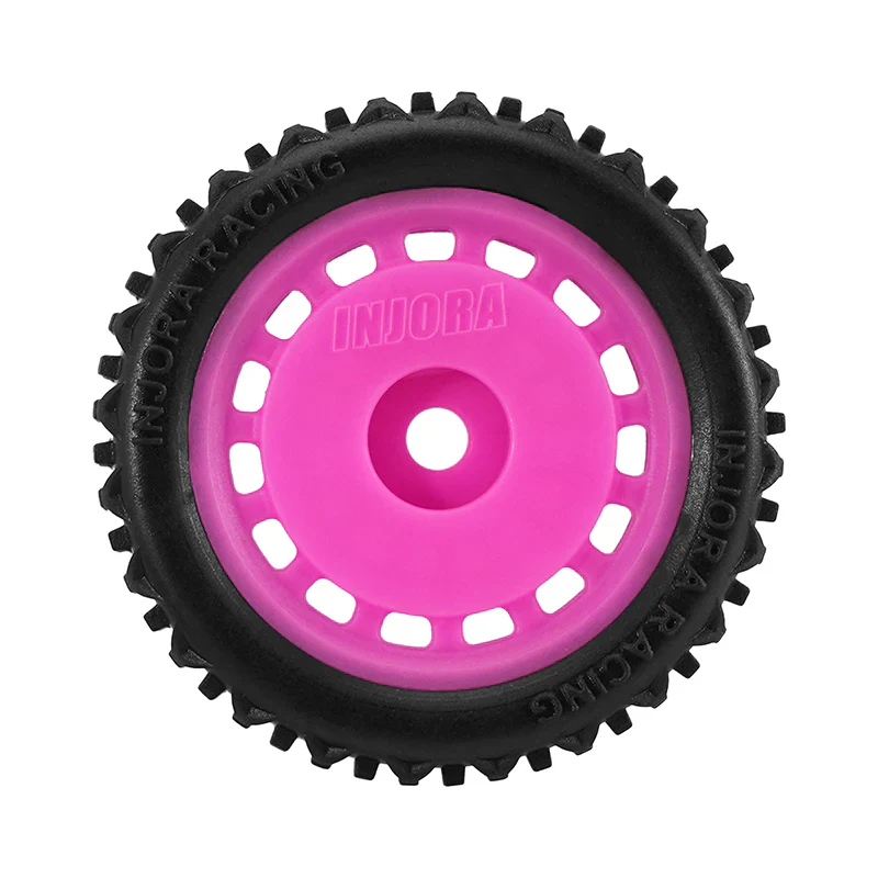 INJORA Pre-mounted Pin Buggy Tires & Wheels for 1/28 Losi Micro-T - Image 13