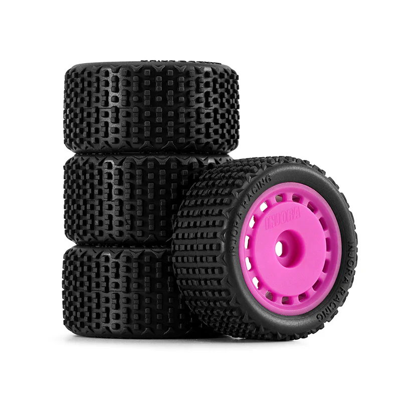 INJORA Pre-mounted Pin Buggy Tires & Wheels for 1/28 Losi Micro-T - Image 17