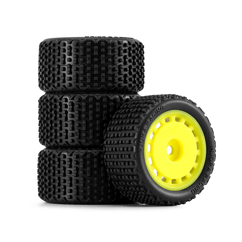 INJORA Pre-mounted Pin Buggy Tires & Wheels for 1/28 Losi Micro-T - Image 24
