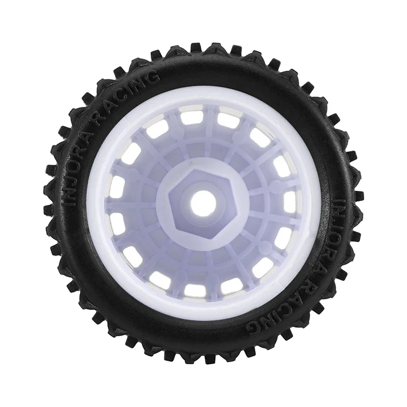 INJORA Pre-mounted Pin Buggy Tires & Wheels for 1/28 Losi Micro-T - Image 6