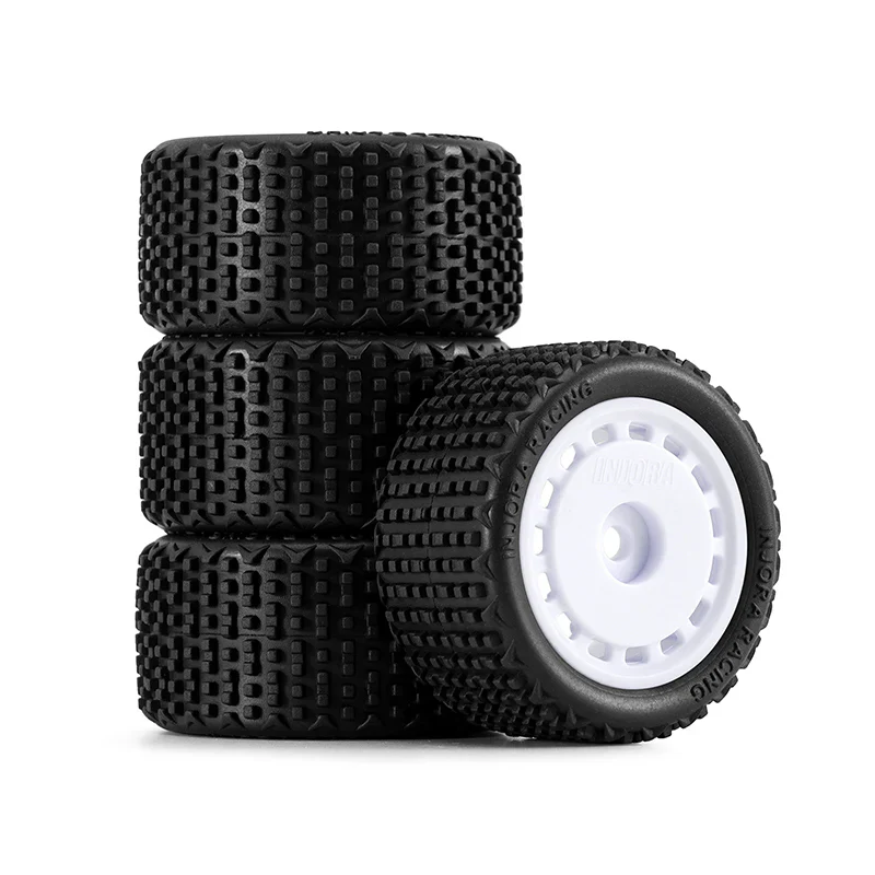 INJORA Pre-mounted Pin Buggy Tires & Wheels for 1/28 Losi Micro-T - Image 9