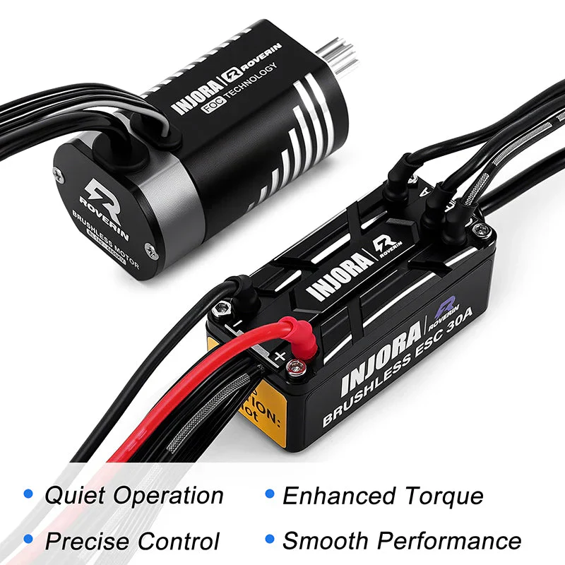 INJORA Roverin M30 G2 FOC Sensored Brushless ESC & Motor for 1/18 TRX4M Ascent1 - Image 15