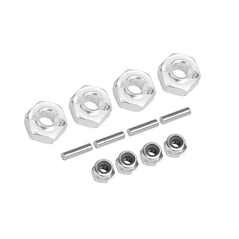 INJORA Stainless Steel CVD Drive Shaft, Axles, Wheel Hexes Set for Losi Micro-B Micro-T - Image 3