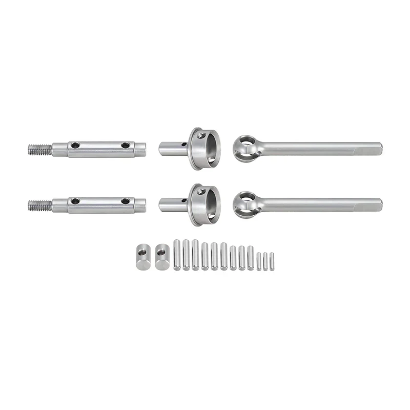 INJORA Stainless Steel Portal Axle Front Shafts for 1/18 Redcat Ascent-18
