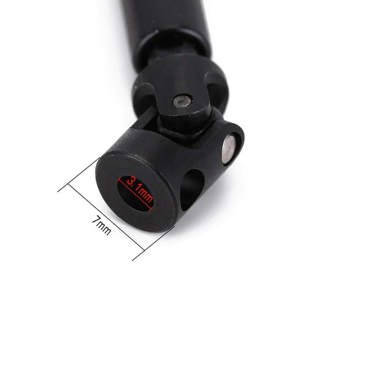 INJORA Steel Front Rear Center Drive Shafts For Axial SCX24 Chevrolet Jeep Wrangler Bronco - Image 3