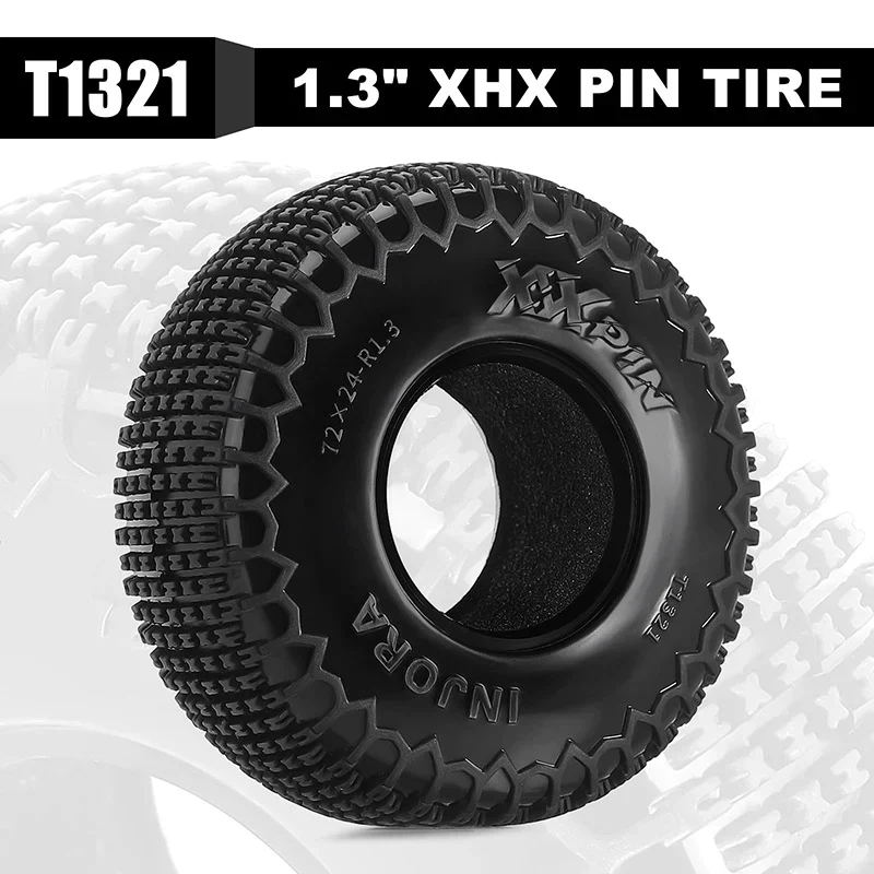 INJORA XHX Pin 1.3" Tires (4) (72*24mm) - Image 10