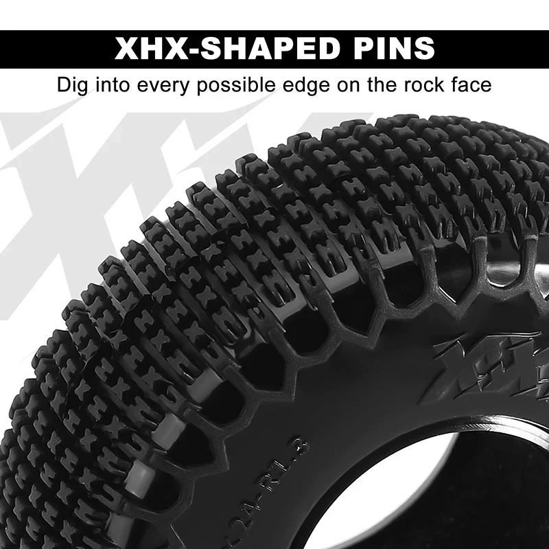 INJORA XHX Pin 1.3" Tires (4) (72*24mm) - Image 9