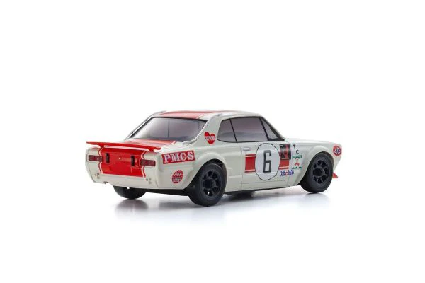 Kyosho ASC MA-020 NISSAN SKYLINE 2000GT-R (KPGC10) Racing 1972 #6 Red - Image 2