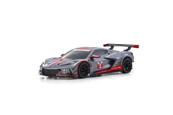 Kyosho ASC MR04W-MM CHEVROLET® CORVETTE® C8.R Gunmetal / Red MZP244GMR - Image 2