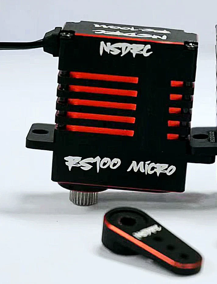 NSDRC Limited Edition RS100 Servo & Horn - Red - Image 3