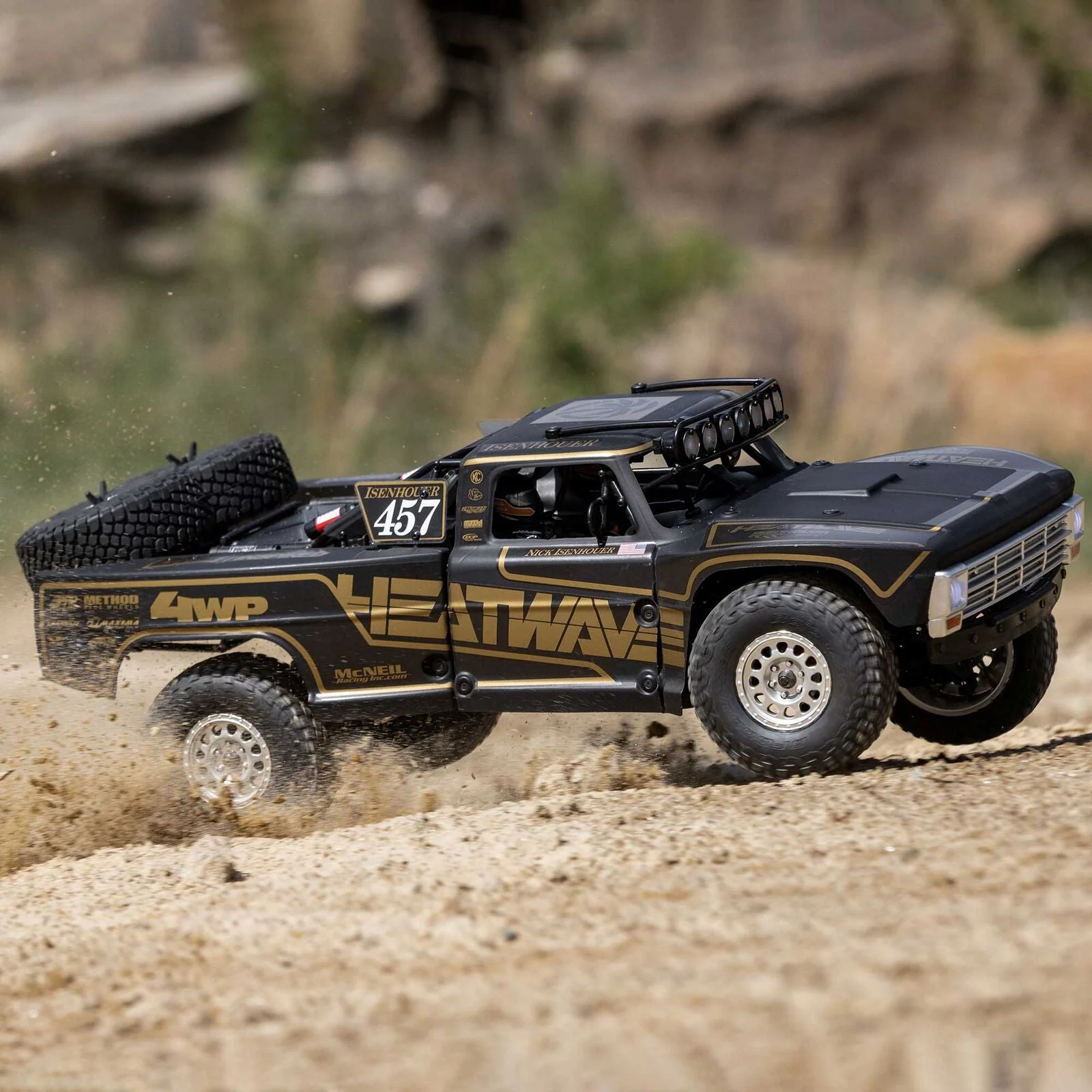 Losi 1/10 Baja Rey 2.0 Ford F100 Isenhouer Brothers 3S 4X4 RTR Brushless - Black - Image 16