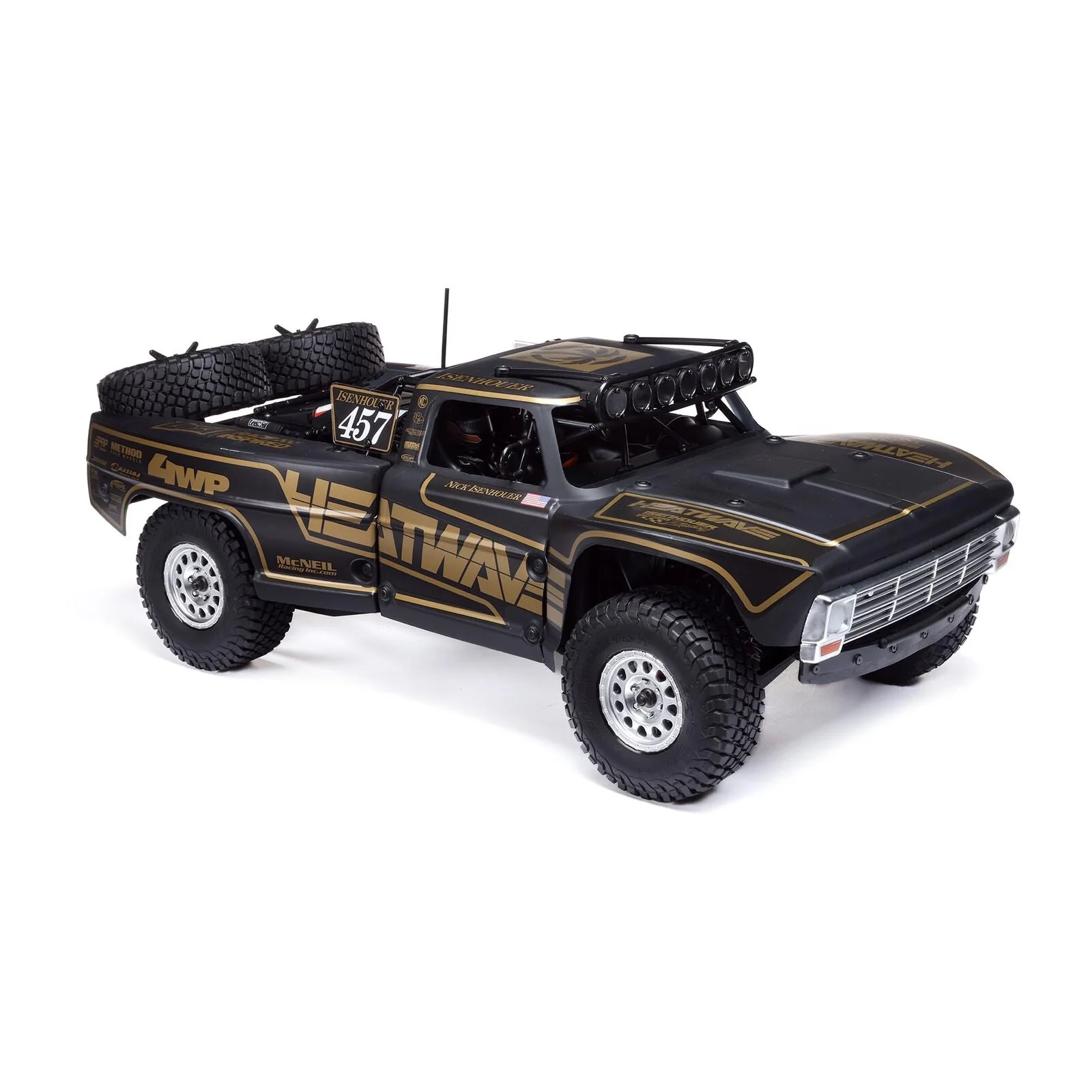 Losi 1/10 Baja Rey 2.0 Ford F100 Isenhouer Brothers 3S 4X4 RTR Brushless - Black - Image 21