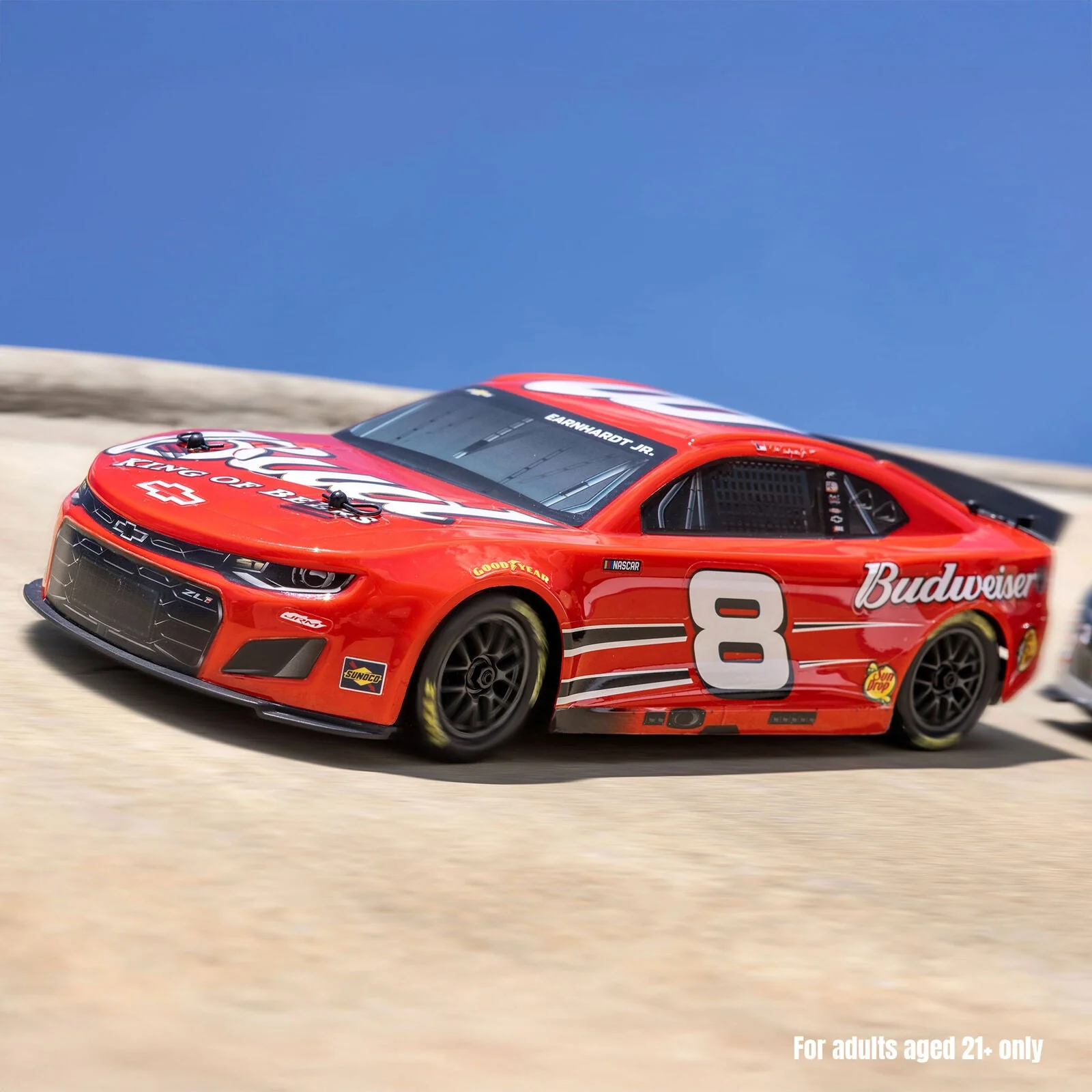 Losi 1/12 NASCAR Dale Earnhardt Jr. No. 8 Budweiser (Battery & Charger Included) - Image 7