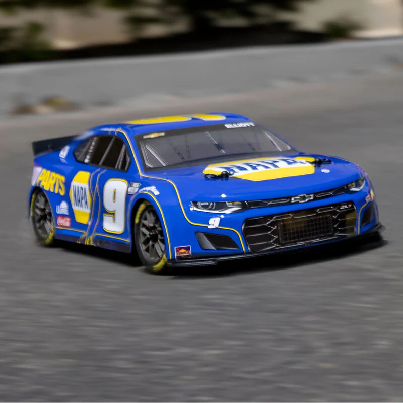 Losi 1/12 NASCAR RC Racecar Chase Elliott No. 9 NAPA 2025 Chevrolet Camaro ZL1 2S AWD RTR Brushed On-Road (Battery & Charger Included)