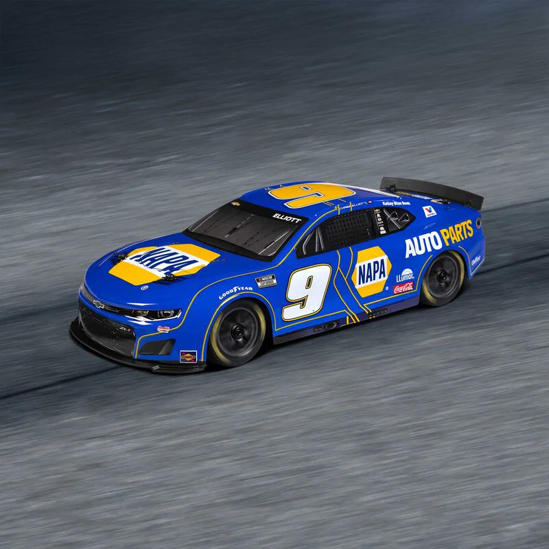 Losi 1/12 NASCAR RC Racecar Chase Elliott No. 9 NAPA 2025 Chevrolet Camaro ZL1 2S AWD RTR Brushed On-Road (Battery & Charger Included) - Image 4