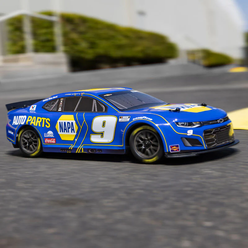 Losi 1/12 NASCAR RC Racecar Chase Elliott No. 9 NAPA 2025 Chevrolet Camaro ZL1 2S AWD RTR Brushed On-Road (Battery & Charger Included) - Image 5