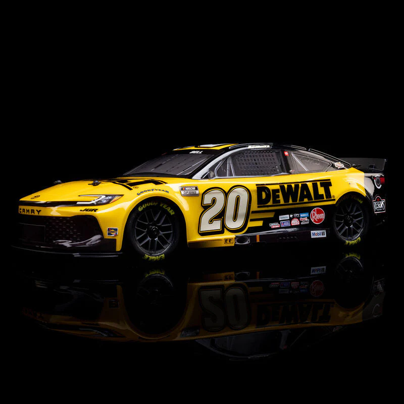 Losi 1/12 NASCAR RC Racecar Christopher Bell No. 20 DeWalt 2025 Toyota Camry 2S AWD RTR Brushed On-Road (Battery & Charger Included) - Image 4