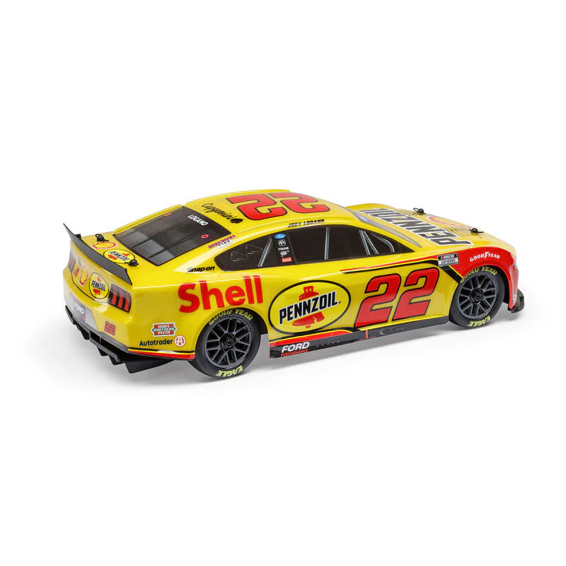 Losi 1/12 NASCAR RC Racecar Joey Logano No. 22 Shell 2025 Ford Mustang 2S AWD RTR Brushed On-Road (Battery & Charger Included) - Image 13
