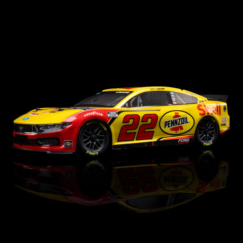 Losi 1/12 NASCAR RC Racecar Joey Logano No. 22 Shell 2025 Ford Mustang 2S AWD RTR Brushed On-Road (Battery & Charger Included) - Image 8