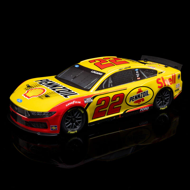 Losi 1/12 NASCAR RC Racecar Joey Logano No. 22 Shell 2025 Ford Mustang 2S AWD RTR Brushed On-Road (Battery & Charger Included) - Image 9