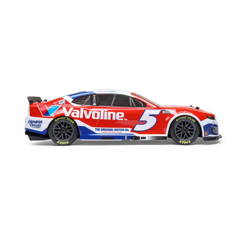 Losi 1/12 NASCAR RC Racecar Kyle Larson No. 5 Valvoline 2025 Chevrolet Camaro ZL1 2S AWD RTR Brushed On-Road (Battery & Charger Included) - Image 9
