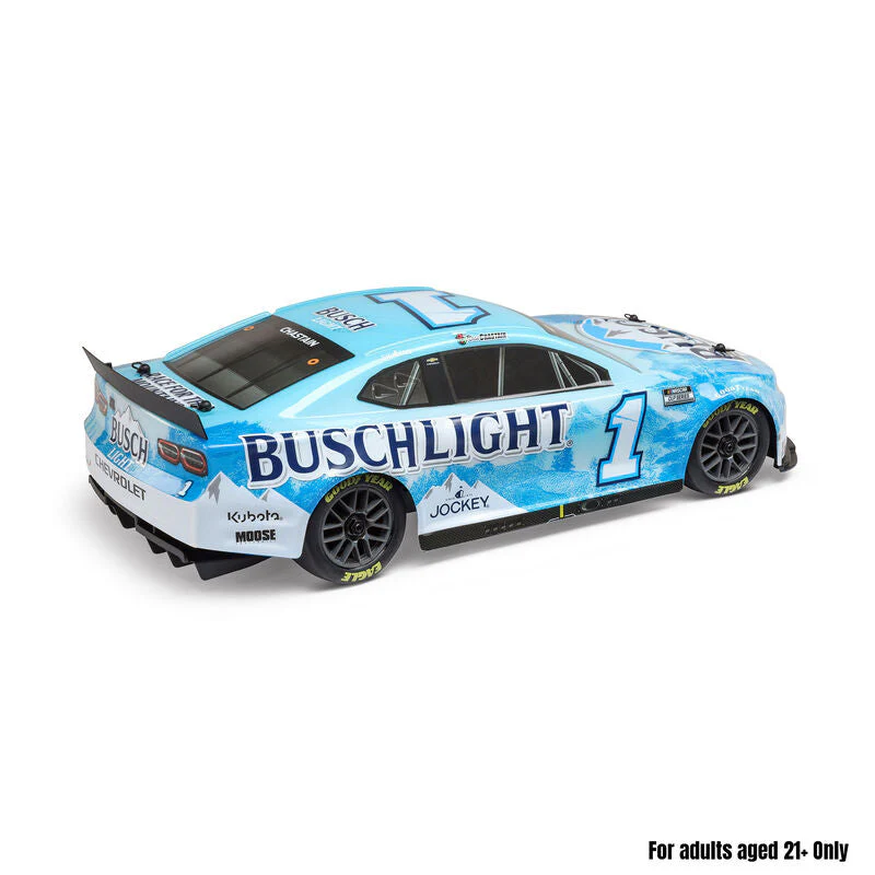 Losi 1/12 NASCAR RC Racecar Ross Chastain No. 1 Busch Light 2025 Chevrolet Camaro ZL1 2S AWD RTR Brushed On-Road (Battery & Charger Included) - Image 12