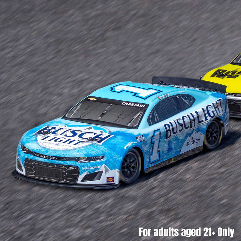 Losi 1/12 NASCAR RC Racecar Ross Chastain No. 1 Busch Light 2025 Chevrolet Camaro ZL1 2S AWD RTR Brushed On-Road (Battery & Charger Included) - Image 4