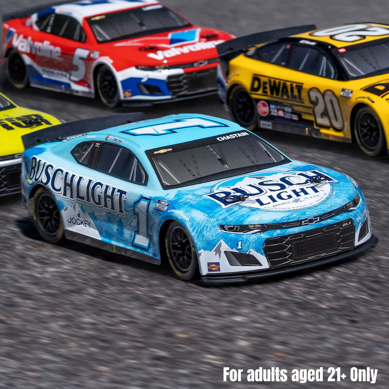 Losi 1/12 NASCAR RC Racecar Ross Chastain No. 1 Busch Light 2025 Chevrolet Camaro ZL1 2S AWD RTR Brushed On-Road (Battery & Charger Included) - Image 5