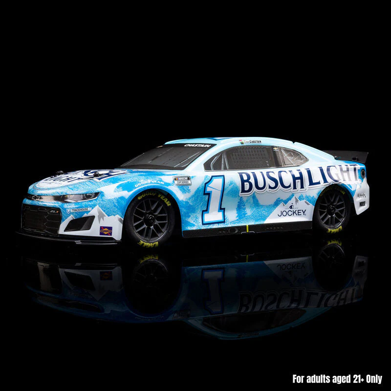 Losi 1/12 NASCAR RC Racecar Ross Chastain No. 1 Busch Light 2025 Chevrolet Camaro ZL1 2S AWD RTR Brushed On-Road (Battery & Charger Included) - Image 7