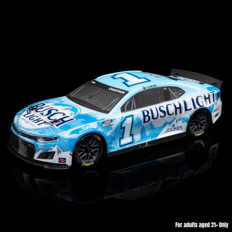 Losi 1/12 NASCAR RC Racecar Ross Chastain No. 1 Busch Light 2025 Chevrolet Camaro ZL1 2S AWD RTR Brushed On-Road (Battery & Charger Included) - Image 8