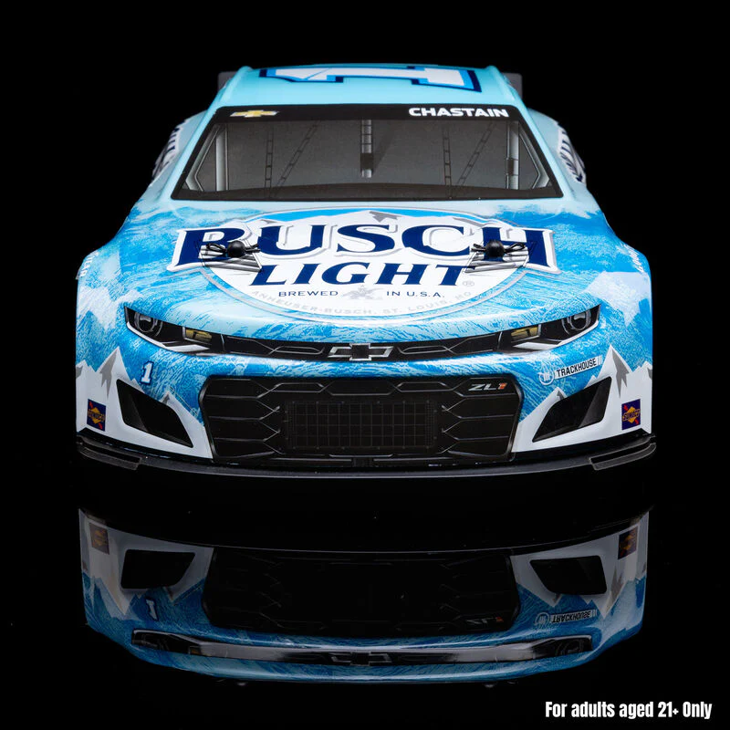 Losi 1/12 NASCAR RC Racecar Ross Chastain No. 1 Busch Light 2025 Chevrolet Camaro ZL1 2S AWD RTR Brushed On-Road (Battery & Charger Included) - Image 9