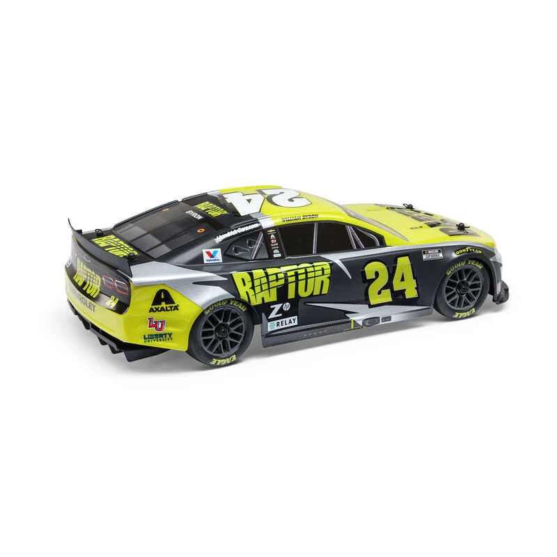 Losi 1/12 NASCAR RC Racecar William Byron No. 24 Raptor 2025 Chevrolet Camaro ZL1 2S AWD RTR Brushed On-Road (Battery & Charger Included) - Image 11