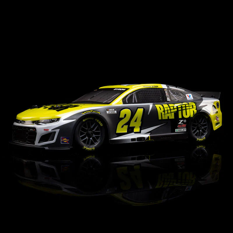 Losi 1/12 NASCAR RC Racecar William Byron No. 24 Raptor 2025 Chevrolet Camaro ZL1 2S AWD RTR Brushed On-Road (Battery & Charger Included) - Image 5