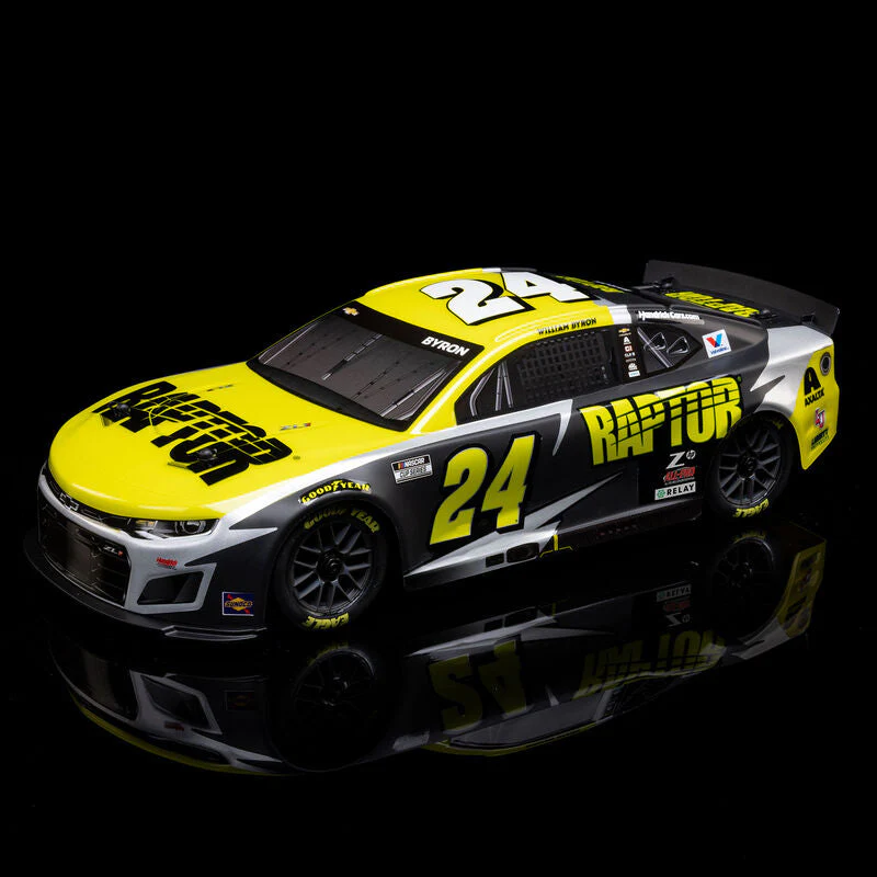 Losi 1/12 NASCAR RC Racecar William Byron No. 24 Raptor 2025 Chevrolet Camaro ZL1 2S AWD RTR Brushed On-Road (Battery & Charger Included) - Image 6