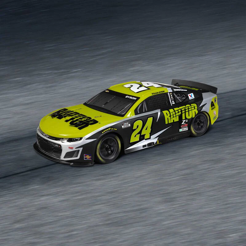 Losi 1/12 NASCAR RC Racecar William Byron No. 24 Raptor 2025 Chevrolet Camaro ZL1 2S AWD RTR Brushed On-Road (Battery & Charger Included) - Image 8