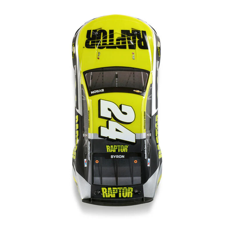 Losi 1/12 NASCAR RC Racecar William Byron No. 24 Raptor 2025 Chevrolet Camaro ZL1 2S AWD RTR Brushed On-Road (Battery & Charger Included) - Image 9