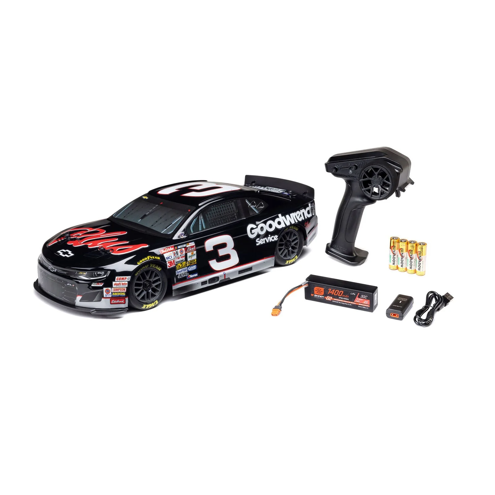Losi 1/12 NASCAR RCR No. 3 GM Goodwrench (Battery & Charger Included) - Image 27