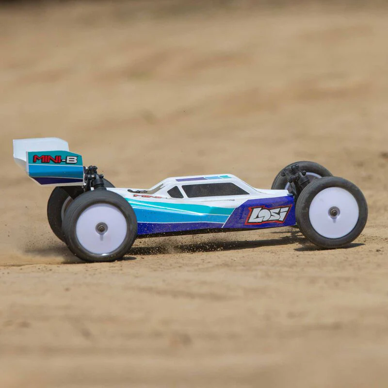 Losi 1/16 Mini-B 2S 2WD RTR Brushless Buggy (Battery & Charger included) - Blue - Image 13
