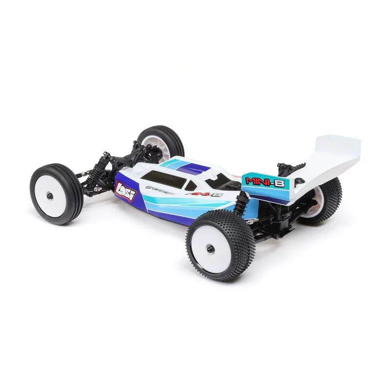 Losi 1/16 Mini-B 2S 2WD RTR Brushless Buggy (Battery & Charger included) - Blue - Image 2