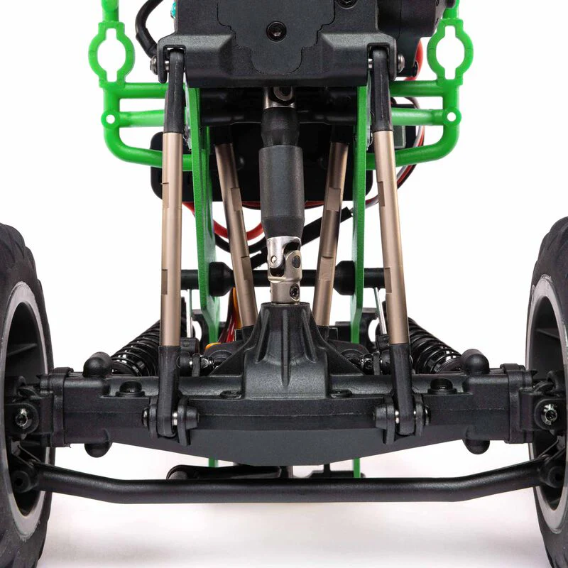 Losi 1/18 Mini LMT 4X4 Brushed Monster Truck RTR  Grave Digger - GREEN - Image 11