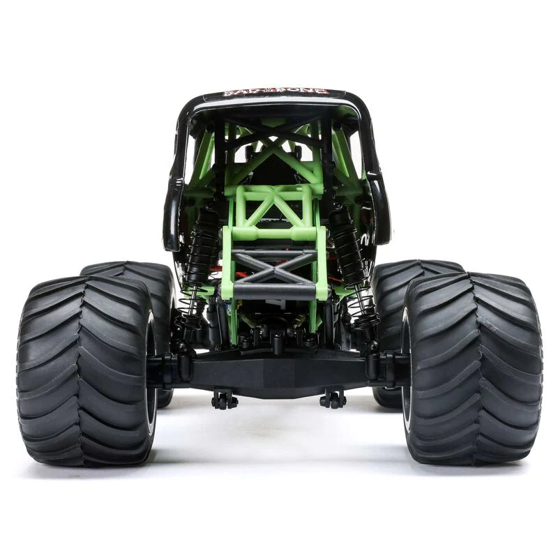 Losi 1/18 Mini LMT 4X4 Brushed Monster Truck RTR  Grave Digger - GREEN - Image 15