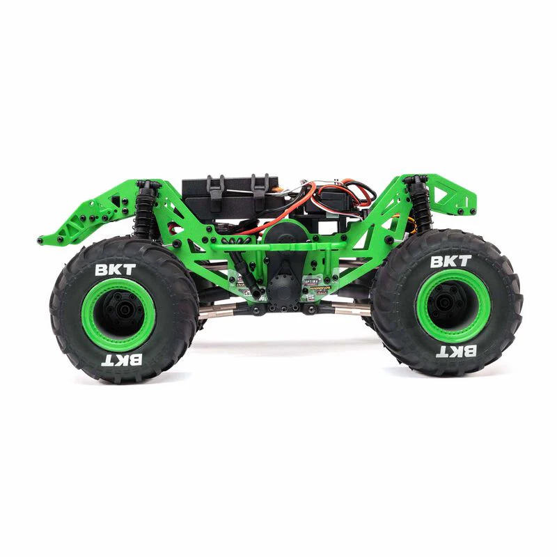 Losi 1/18 Mini LMT 4X4 Brushed Monster Truck RTR  Grave Digger - GREEN - Image 9