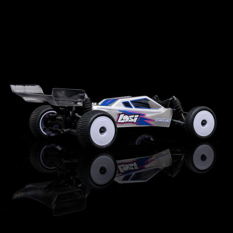 Losi 1/24 Micro-B 2WD Buggy RTR - Silver - Image 11