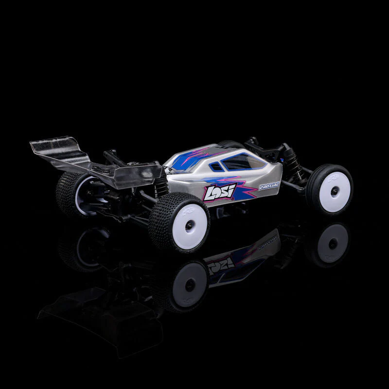 Losi 1/24 Micro-B 2WD Buggy RTR - Silver - Image 12
