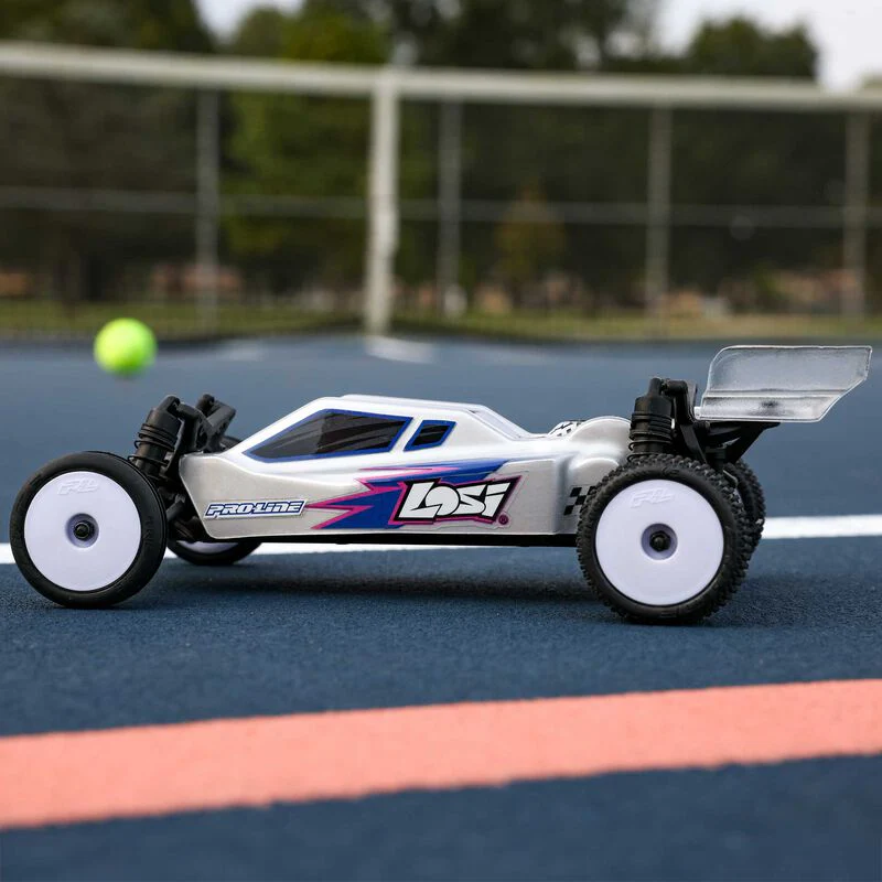 Losi 1/24 Micro-B 2WD Buggy RTR - Silver - Image 3