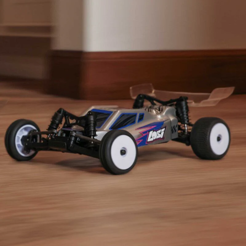 Losi 1/24 Micro-B 2WD Buggy RTR - Silver - Image 9