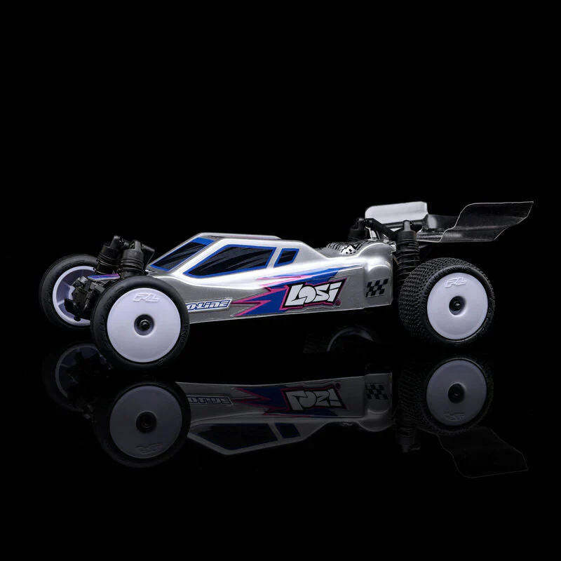 Losi 1/24 Micro-B 2WD Buggy RTR (Silver) With Nexx Racing Adjustable Turnbuckle Set, Front & Rear Suspension Arms - Big Savings $19.56 Off - Image 10