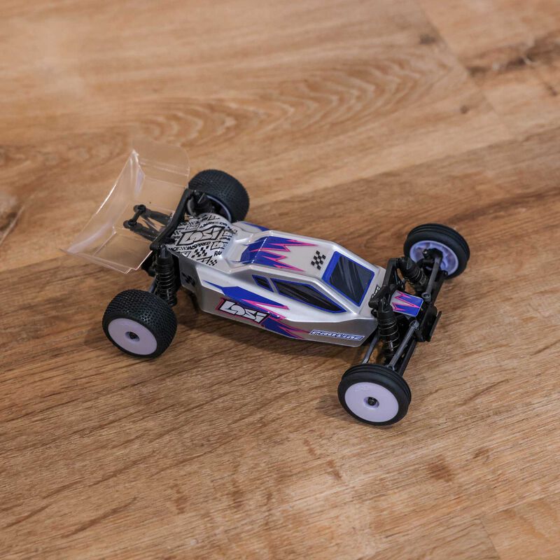 Losi 1/24 Micro-B 2WD Buggy RTR (Silver) With TORQ Coreless Titanium Gear 7g Micro Servo, aluminum servo horn & Servo Mount - Big Savings $18.64 Off - Image 7
