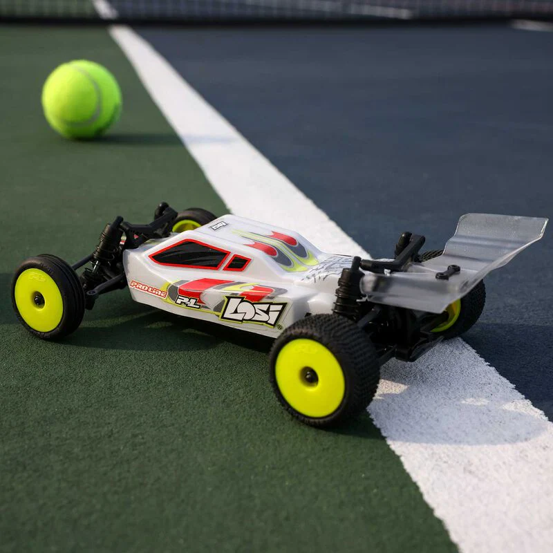 Losi 1/24 Micro-B 2WD Buggy RTR (White) With Nexx Racing Adjustable Turnbuckle Set, Caster Blocks, Spindles & Rear Hub - Big Savings $22.53 Off - Image 4